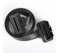 baolongking OBD2 Extension Cable Car OBD-II 16 Pin Male to Female Extender Diagnostic Connector Flat Ribbon Adapter Compatible with Bluetooth Wifi USB ECU Readers OBDII Code Scanners (60cm)