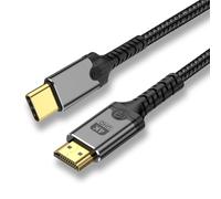 baolongking USB C to HDMI cable 4K@60Hz, Thunderbolt 3/4/5/, HDMI 2.0 HDR compatible with iPhone 16/17, MacBook iPad Pro/Air, iMac, iPad, Mac Mini, Galaxy S25, etc. (1M)