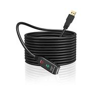 baolongking USB Extension Cable 5M,10M,15M,20M, USB2.0 Active Repeater A Male to A Female Long Cables With Signal Booster (10M)