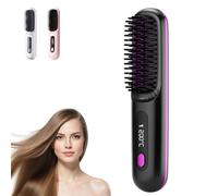 Baomaeyea Go Brush Pro UK Cordless Hair Straightener Brush, Everyday Use