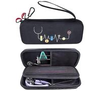 Baomaeyea Stethoscope Case Compatible with 3M Littmann 5803 Classic III Stethoscope Series Travel Bag Omron ADC Dixie EMS Stethoscope Multifunction Fashion Storage Box