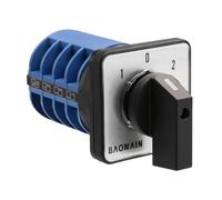 Baomain 40A Rotary Cam Changeover Switch AC 660V 3 Positions 4 Phase 16 Terminals 4NO+4NC SZW26-40/D404.4