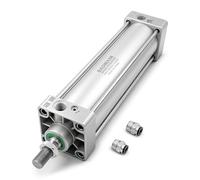 Baomain Pneumatic Air Cylinder SC 63 x 300,PT 3/8, Bore 2 1/2 inch(63mm), Stroke 12 inch(300mm),Dual Action 1 Mpa,for Industrial Machinery