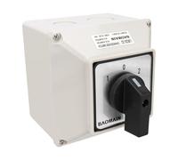BAOMAIN Universal Rotary Switch With Main Switch Outer Housing, On/Off 690 V 32 A, 3 Positions, 3 Phases, CE Approvals, IP66, LW28-32/D303.3D