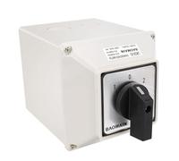 BAOMAIN Universal rotary switch with main switch outer housing, on/off 690 V 63 A, 3 positions, 3 phases, CE approval, IP66, LW28-63/D303.3D