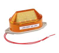 Baomain Warning Lamp LTE-3051 Industrial DC 24V LED Flash Strobe Light Yellow