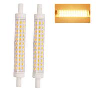 BAOMING R7S Bulb 118mm LED Dimmable 230V 900lm 2700K Warm White 75W Equivalent Energy 8W Saving J Type Linear Floodlight J118 Security Light Bulb, 2 Pack