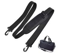 BAOMUMAYE Adjustable Padded Shoulder Strap - 63 in Extra Thick Universal Replacement Bag Strap with Dual Clasps | Comfortable Crossbody Strap for Laptop Case, Handbag, Luggage, Sports & Golf Bags