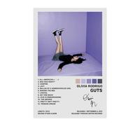 BAON Olivia Album Rodrigo Poster Guts New Album Cover Canvas Wall Art 12x18inch
