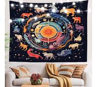 BaoNews Mythical Animals Tapestry, Cosmic Animal Large Wall Hanging Polyester Tablecloths Tapestry Bedroom Room Living Room Dorm 39.4 x 59.1 Inches