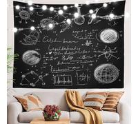 BaoNews Science Experiment Scientific Diagram Tapestry, Chalk Drawing Educational Large Wall Hanging Polyester Tablecloths Tapestry Bedroom Room Living Room Dorm 51.2 x 59.1 inches