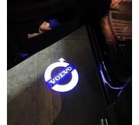 BAONITOU 2 Pcs Car Welcome Door Light for Volvo V40 V50 V60 V70 V90 Cross Country Rdesign, Car Welcome Light Projection Lamp Personalized Door Lamp Car Decoration Accessories