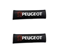 BAONITOU 2 Pcs Seat Belt Pads for Peugeot 208 II, Comfort Harness Pads Car Safety Seatbelt Cover Pads Shoulder Strap Covers Seat Belt Protector,Black