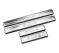 BAONITOU 4 Pcs Car Door Sill Protector for Peugeot 2008 2024 2023 2022 2021 2020 2019-2016, Stainless Steel Car Sill Protectors Strips Welcome Pedal Decorative Accessories