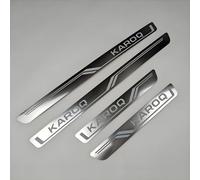 BAONITOU 4 Pcs Car Door Sill Protector for Skoda KAROQ, Stainless Steel Car Sill Protectors Strips Welcome Pedal Decorative Accessories