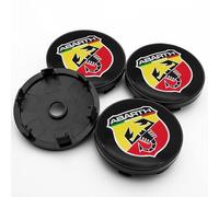 BAONITOU 4 Pcs Car Hub Centre Caps for Abarth 695 60mm, Wheel Hub Covers Hub Center Badge Wheels Centre Caps Auto Parts Tire Accessories