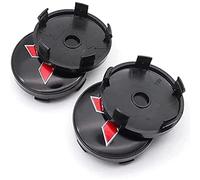 BAONITOU 4 Pcs Car Hub Centre Caps for Mitsubishi Pajero Asex Outlander Eclipse Cross 60mm, Wheel Hub Covers Hub Center Badge Wheels Centre Caps Auto Parts Tire Accessories,Black