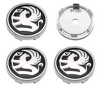 BAONITOU 4 Pcs Car Hub Centre Caps for Opel Vauxhall Astra k Insignia Vectra Crossland Corsa 60mm, Wheel Hub Covers Hub Center Badge Wheels Centre Caps Auto Parts Tire Accessories,Black