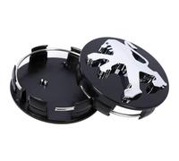 BAONITOU 4 Pcs Car Hub Centre Caps for Peugeot RCZ 60mm, Wheel Hub Covers Hub Center Badge Wheels Centre Caps Auto Parts Tire Accessories