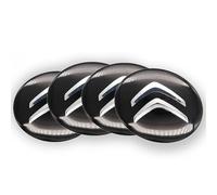 BAONITOU 4 Pcs Hub Centre Caps for Citroen 65mm, Wheel Centre Sticker Rim Protectors Badge Logo Wheel Protectors Wheel Trims