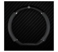 BAONITOU Car Steering Wheel Cover for Opel Astra J GTC 2011-2018, Leather Steering Wheel Protector Cover Car Accessory Sports Style Wheel Cover,Bla-ck-D