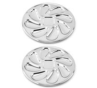 BAOPUSHIDAJILI Stainless Steel Oyster Plate Grill Pan Oyster Shell Shaped Oyster Plate Oyster Shell Shaped Serving Trays for Scallop 2Pcs Oyster Shell Shaped Pan