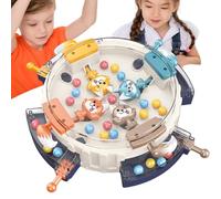 Baoqifong Board Games - Bean Ball Chessboard Toys - Classic Competitive Desktop Activities Fine Motor Training Educational for 2 to 4 Players Family Kids Adults Parties Gatherings