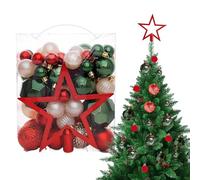 Baoqifong Christmas Tree Ornaments,Christmas Ornaments Set | Pendant Festive Hangable Decor for Gathering Holiday Party Festival Home Activities