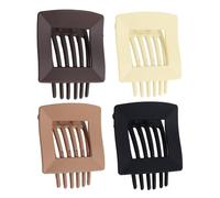 Baoqifong Claw Clip Flat | Strong Hold Lay Down Claw | Sleek Lightweight Clamp Clip for Home School Work Travel Outdoor Exercise Beach Commute Dining Party