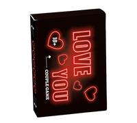 Baoqifong Couples Relationship Question Cards - Couples Date Night Question Conversation Cards - Clear Printing Board Game Toys for Date Nights, Long Car Trips, Bedrooms, Vacations