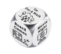 Baoqifong Date Dice Game, Decision Dice Couple Creative Date Night Dice Game, Funny Novelty Toys Ideas Game Accessories for Valentines Day