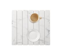 Baoqifong Diatomaceous Earth Bath Mat - Foldable Small Shower Pad | Small Absorbent Quick-Drying Bath Mat 16x12 Inch for Bathroom Bathtub RV Laundry Room Doorway Kitchen