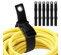 Baoqifong Extension Cord Strap,Extension Cord Hanger | Adjustable Locking Buckle Organizer for Cable Rope Storage Gadgets Workshop Rv Accessories Management Home Indoor Garden Yard