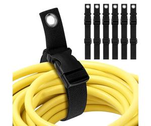 Baoqifong Extension Cord Strap,Extension Cord Hanger | Adjustable Locking Buckle Organizer for Cable Rope Storage Gadgets Workshop Rv Accessories Management Home Indoor Garden Yard