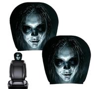 Baoqifong Headrest Covers for Cars Funny Spooky Halloween Ghost Protector