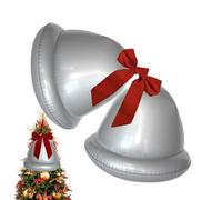 Baoqifong Inflatable Christmas Ball - Giant Jingle Bell Inflatable Ball,1 Pair Holiday Seasonal Decor for Garden Lawn Patio Living Room Porch Outside Display