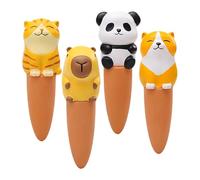 Baoqifong Plant Watering Spike | Drip Irrigation Tool for Planter - Set of 4 Cartoon Watering Spikes for Flower, Vegetable, Lawns, Garden, Outdoors, Indoors