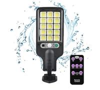Baoqifong Security Lights Motion Outdoor, Led Solar Outdoor Lights with 3 Modes, 3 Modes, Remote Led Solar Garden Lights, Solar Outside Lights for Yard, Security Light, Smart Bright IP65 Waterproof