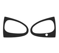 baoquan Exterior Door Handles Car Exterior Door Handle 451 453 Two 2009-2014 3D Stickers 2Pcs Carbon Fiber Sticker Cover