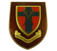 BAOR British Army Of The Rhine hand made in UK MOD Wall/Mess Plaque