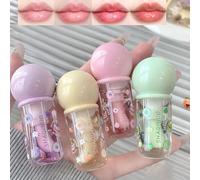 Baorder 4 Pcs Hydrating Lip Gloss Oil Set,Fruit Flavored Gloss,Moisturizing Cute Lip Blam Lip care,Jelly Lip Make-Up for Kids and Teens, Kid Friendly, Party Gift