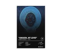 BAOSANNIAN Childish Gambino Awaken, My Love 3 Canvas Poster Wall Art Decor Print Picture Paintings for Living Room Bedroom Decoration Unframe-style 20x30inch(50x75cm)