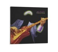 BAOSANNIAN Dire Straits Money For Nothing Canvas Poster Wall Art Decor Print Picture Paintings for Living Room Bedroom Decoration Frame-style 20x20inch(50x50cm)