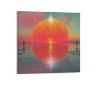 BAOSANNIAN Imagine Dragons LOOM Canvas Poster Wall Art Decor Print Picture Paintings for Living Room Bedroom Decoration Frame-style 12x12inch(30x30cm)