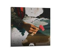 BAOSANNIAN Love Is Only A Feeling Joey Badass 2 Canvas Poster Bedroom Decor Sports Landscape Office Room Gift Frame-style 12x12inch(30x30cm)