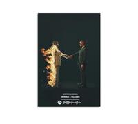 BAOSANNIAN Metro Boomin Heroes & Villains 71 Canvas Poster Bedroom Decor Sports Landscape Office Room Gift Unframe-style 24x36inch(60x90cm)