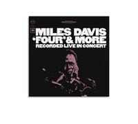 BAOSANNIAN Miles Davis Four & More (2022 Remaster) Canvas Poster Bedroom Decor Sports Landscape Office Room Gift Unframe-style 12x12inch(30x30cm)
