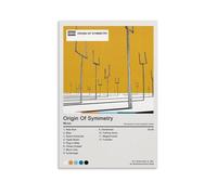 BAOSANNIAN Muse Origin of Symmetry 9 Canvas Poster Wall Art Decor Print Picture Paintings for Living Room Bedroom Decoration Unframe-style 20x30inch(50x75cm)