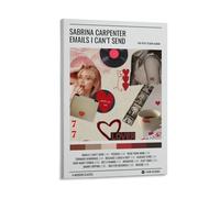 BAOSANNIAN Sabrina Carpenter Emails I Can't Send 20 Canvas Poster Bedroom Decor Sports Landscape Office Room Gift Frame-style 12x18inch(30x45cm)