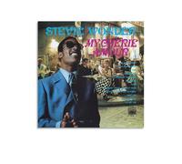 BAOSANNIAN Stevie Wonder My Cherie Amour Canvas Poster Wall Art Decor Print Picture Paintings for Living Room Bedroom Decoration Unframe-style 12x12inch(30x30cm)